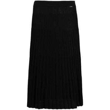 A-line pleated skirt