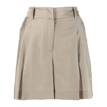 pleated shorts