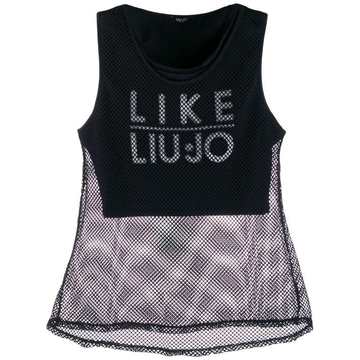 mesh panel tank top