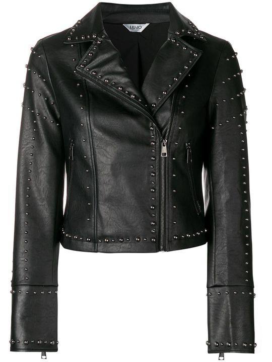 studded biker jacket展示图