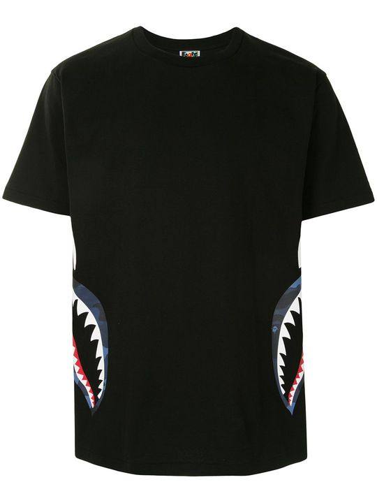 Colour Camo Side Shark 短袖T恤展示图