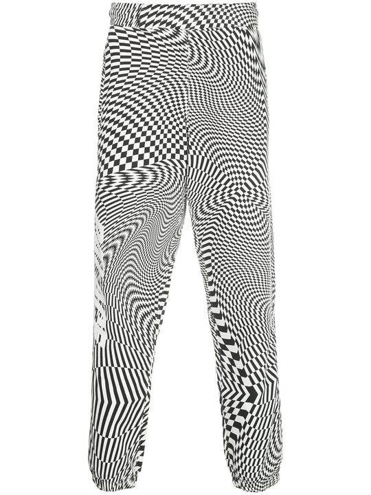 graphic print track pants展示图