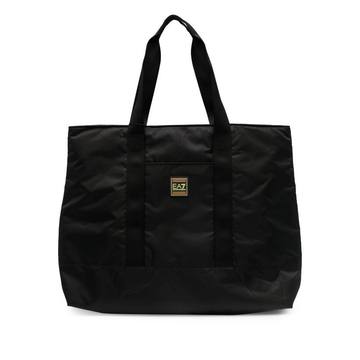 logo patch tote bag