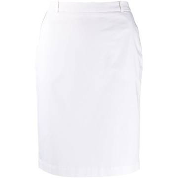 monili-trimmed pencil skirt