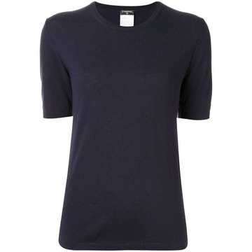 knitted short-sleeved T-shirt