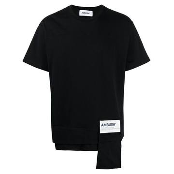 WAIST POCKET JERSEY T-SHIRT BLACK WHITE