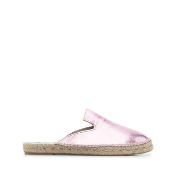 almond toe backless espadrille sandals