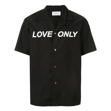 Love Only 印花衬衫