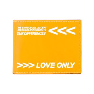 slogan bi-fold wallet