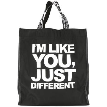 slogan shopper tote