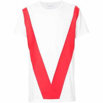 colour-block T-shirt