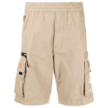 logo-patch cargo shorts