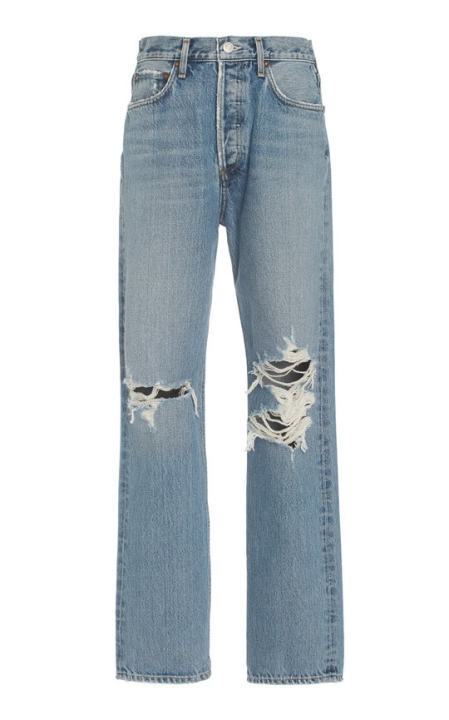 90s Pinch Rigid High-Rise Straight-Leg Jeans展示图