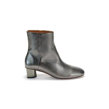 'Paige4' metallic leather ankle boots