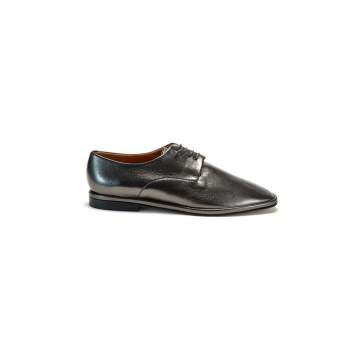 'Odysse' metallic leather derby shoes