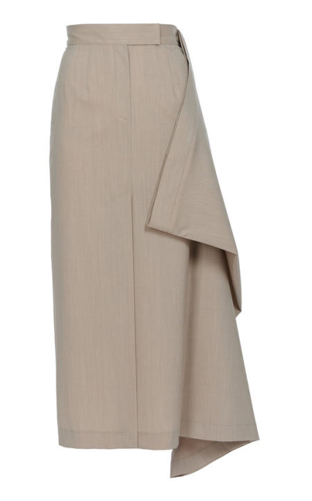 Virgin Wool-Blend Maxi Skirt展示图