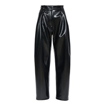 High-Shine Straight-Leg Pants