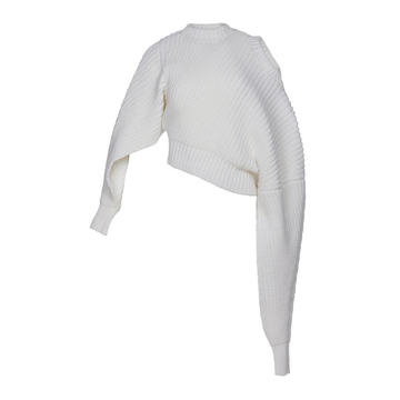 Ribbed-Knit Merino Wool-Blend Sweater