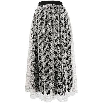 lace panelled skirt