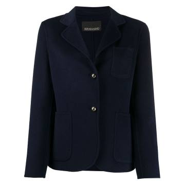 tailored felt blazer jacket