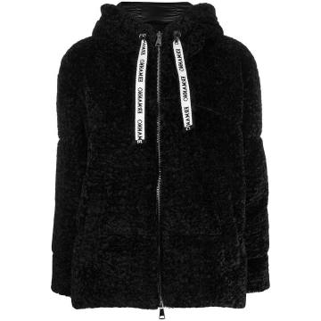 crystal signature feather-down jacket