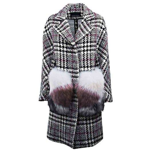 Ermanno Ermanno Scervino Scervino Plaid Tailored Coat展示图