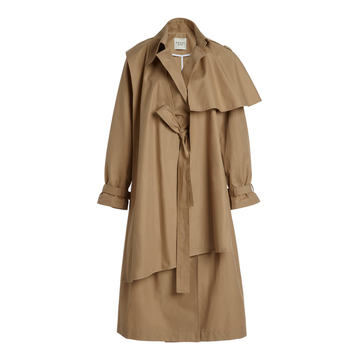 Oversized Cotton Trench Coat