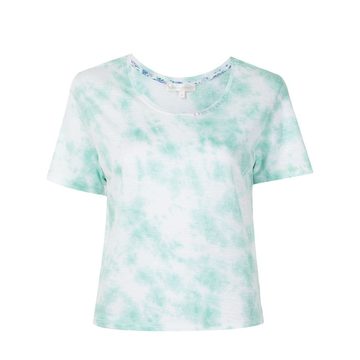 tie dye-print short-sleeved T-shirt