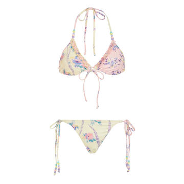 Harbor Printed String Bikini Set