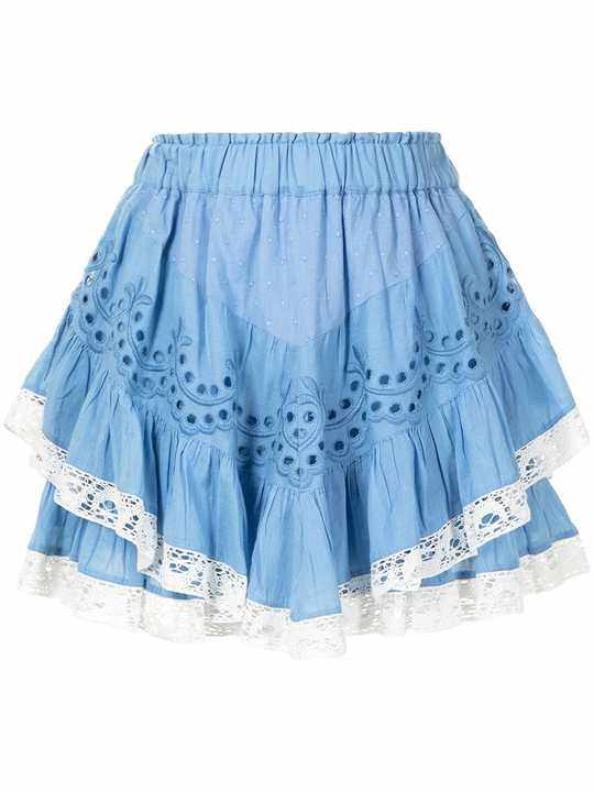 Briella embroidered skirt展示图