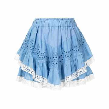 Briella embroidered skirt