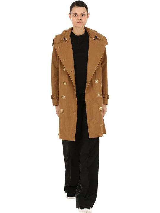 KENSINGTON HD LONG NYLON TRENCH COAT展示图