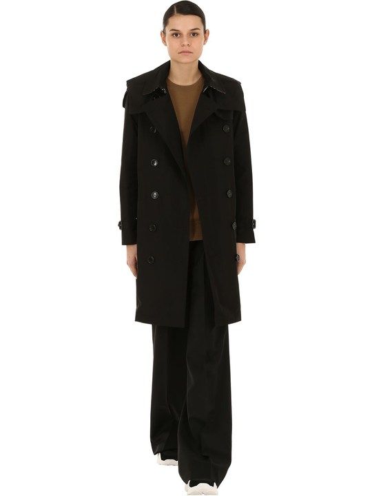 KENSINGTON HD LONG NYLON TRENCH COAT展示图