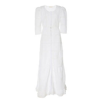 Adrianne Cotton Pleat Dress