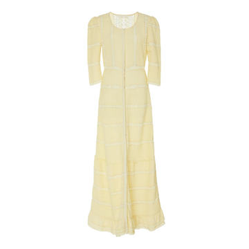 Adrianne Cotton Pleat Dress