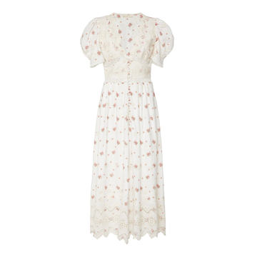 Stacy Eyelet Cotton Dress