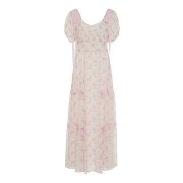 Jessie Silk Tiered Dress