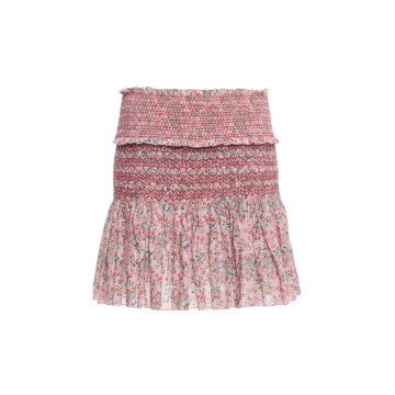 Camilla Floral Ruffle Mini Skirt