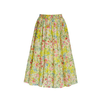 Kamala Cotton-Silk Skirt