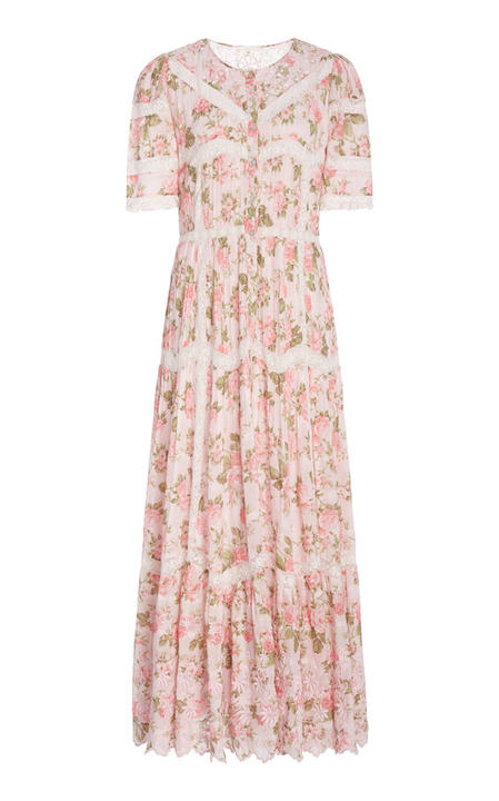 Rosita Floral Cotton Maxi Dress展示图