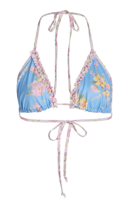 Harbor Ruffled Floral Bikini Set展示图