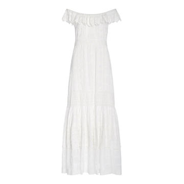 Niko Broderie Anglaise Cotton Maxi Dress