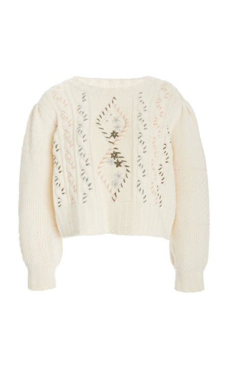 Leni Cable-Knit Sweater展示图