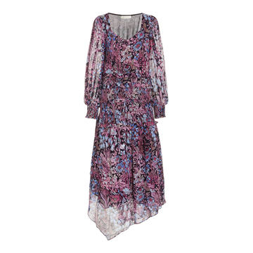 Carrillo Floral-Printed Georgette Dress