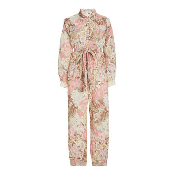 Morellia Belted Cotton Jumpsuit