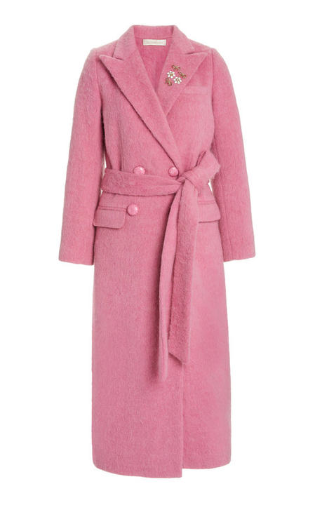 Floret Belted Wool-Blend Coat展示图