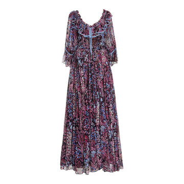 Judah Printed Gauze Maxi Dress