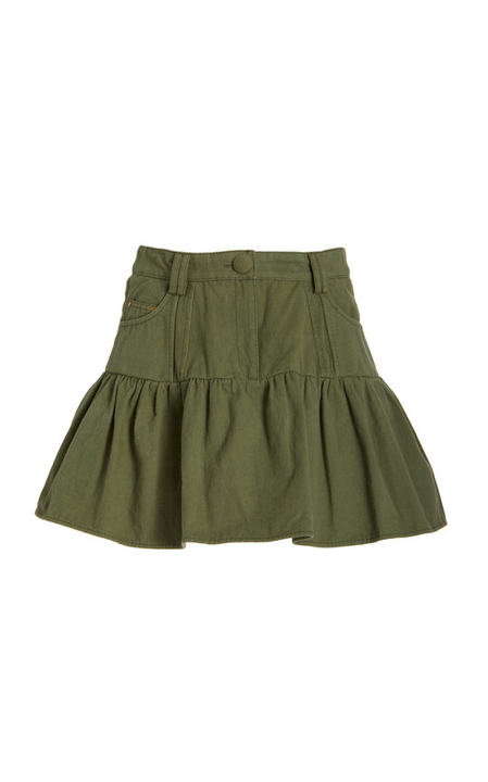 Dock Cotton Mini Skirt展示图