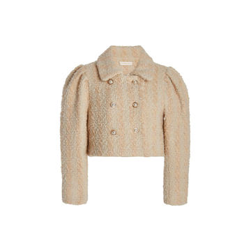 Mews Wool-Blend Cropped Jacket