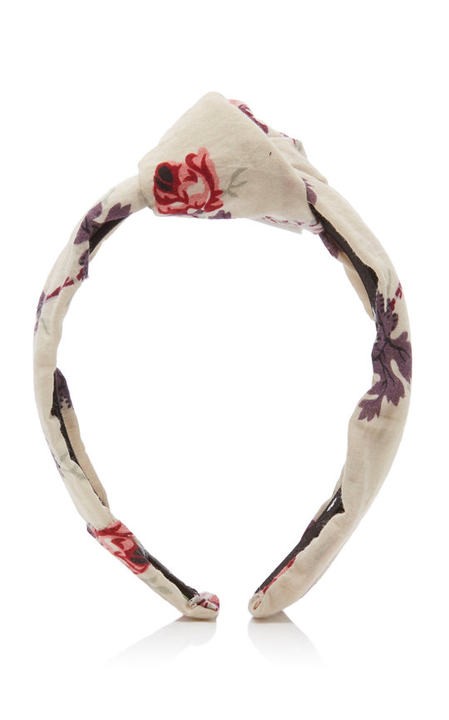 LoveShackFancy x Lele Sadoughi Knotted Headband展示图